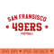 San fransisco Football - PNG Download Collection - High Quality 300 DPI