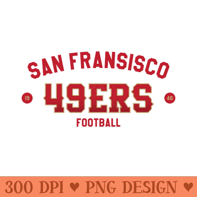 San fransisco Football - PNG Download Collection - High Quality 300 DPI