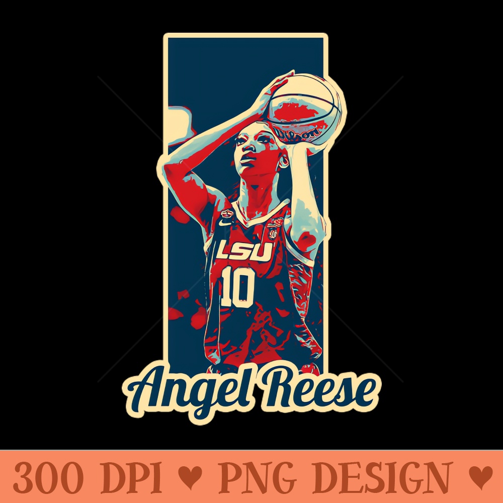 Angel Reese Retro Vintage Color - Download PNG Graphics - Customer Support
