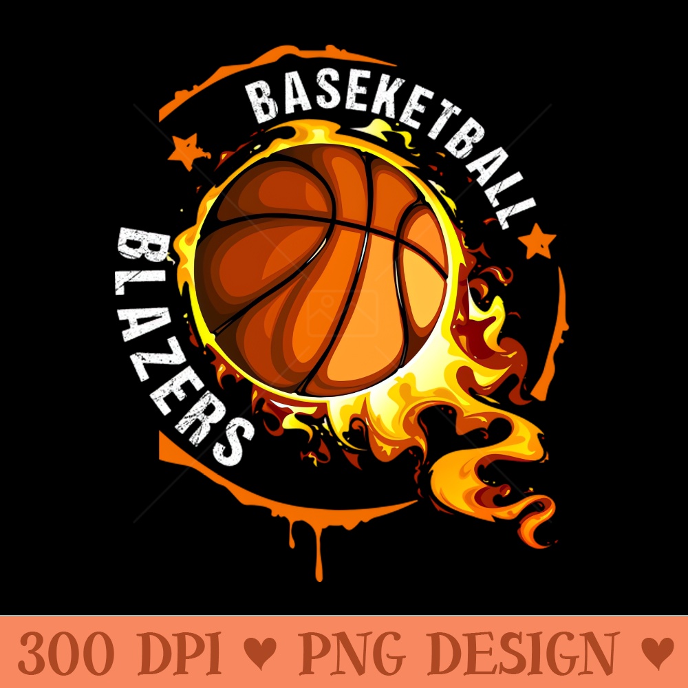 Graphic Basketball Name Blazers Classic Styles - PNG Printables - Convenience