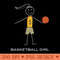 Funny Womens Basketball Player Sports - Digital PNG Download - Unique