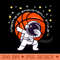 Funny Basketball Dabbing Astronaut Art Design - PNG Graphics - Flexibility
