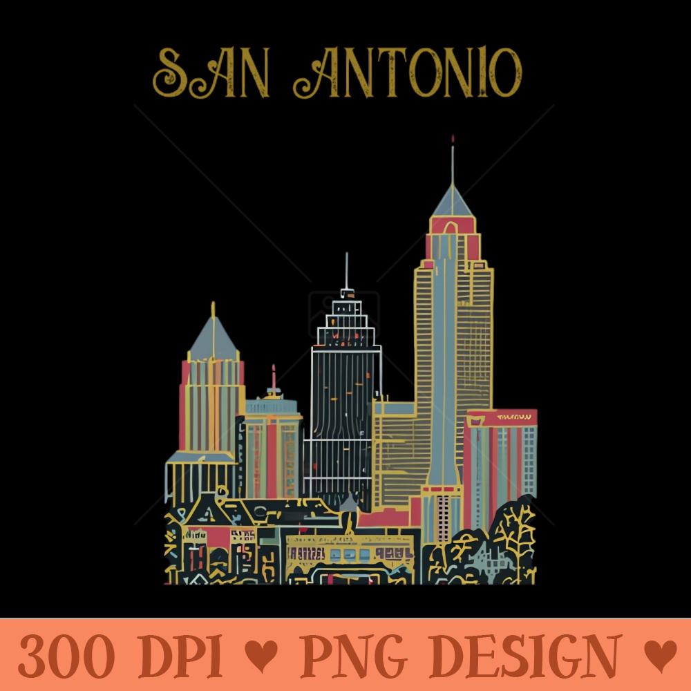San Antonio - Digital PNG Graphics - Unique