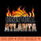 Classic Basketball Design Atlanta Personalized Proud Name - PNG Graphics - Good Value