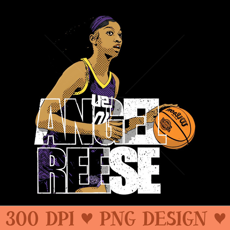angel reese comic style - Downloadable PNG - Good Value