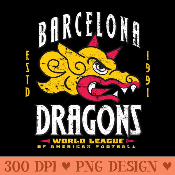 Barcelona Dragons - High Quality PNG | Inspire Uplift