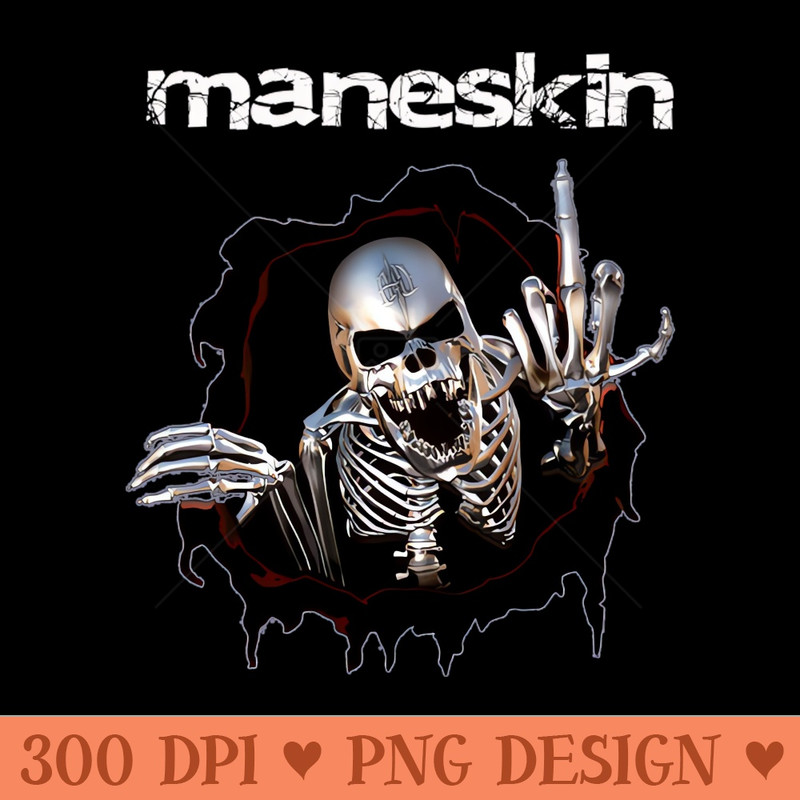 vintage horror maneskin band - Digital PNG Files - Variety