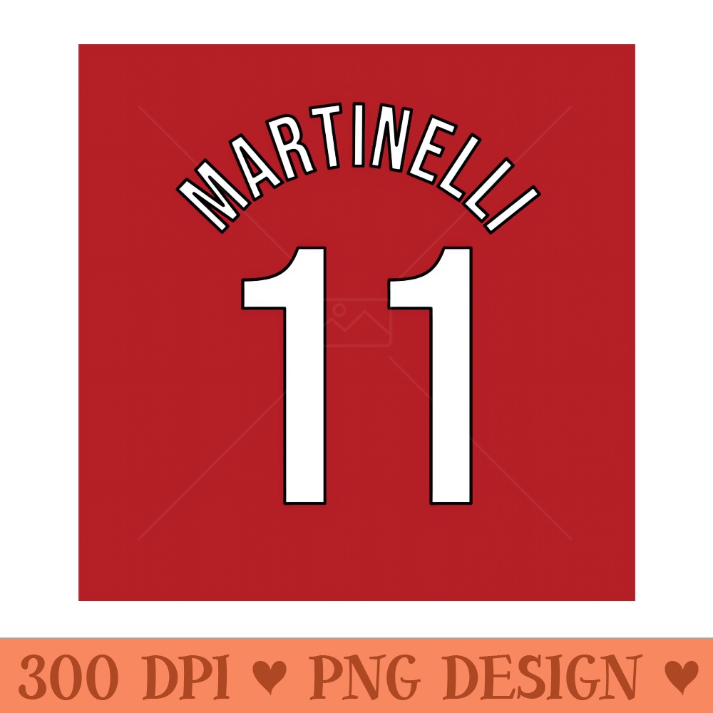 Martinelli 11 Home Kit 2223 Season - Transparent PNG - Unique