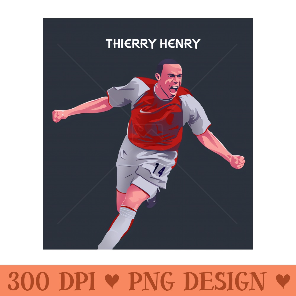 Thierry Henry In Vector Art - - Variety
