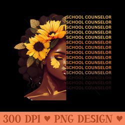 black school counselor appreciation week - png downloadable art
