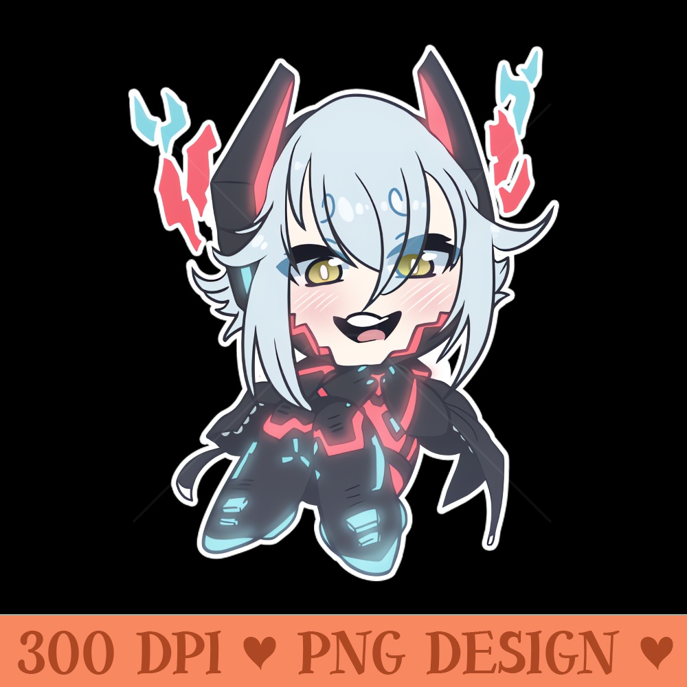 Vtuber Zentreya Chibi - Premium PNG Downloads - High Quality 300 DPI