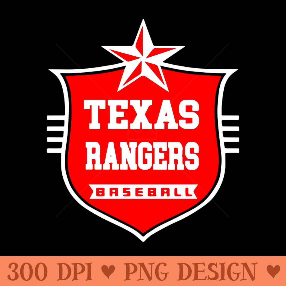 Texas Rangers Label - PNG Download Store - Professional Design