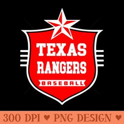 texas rangers label - png download store