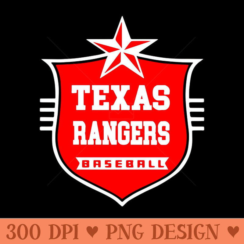 Texas Rangers Label - PNG Download Store - Professional Design