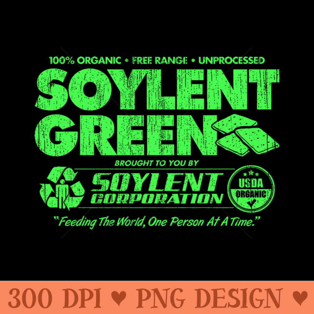 Soylent Green - PNG Printables - Convenience
