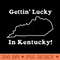 Gettin Lucky In Kentucky Rock School Classic Graphic - PNG Design Downloads - Variety