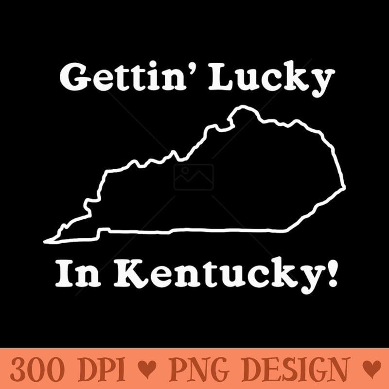 Gettin Lucky In Kentucky Rock School Classic Graphic - PNG Design Downloads - Variety