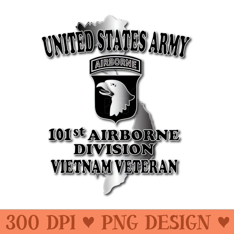 101st Airborne Division Vietnam Veteran - PNG Downloadable Resources - High Quality 300 DPI