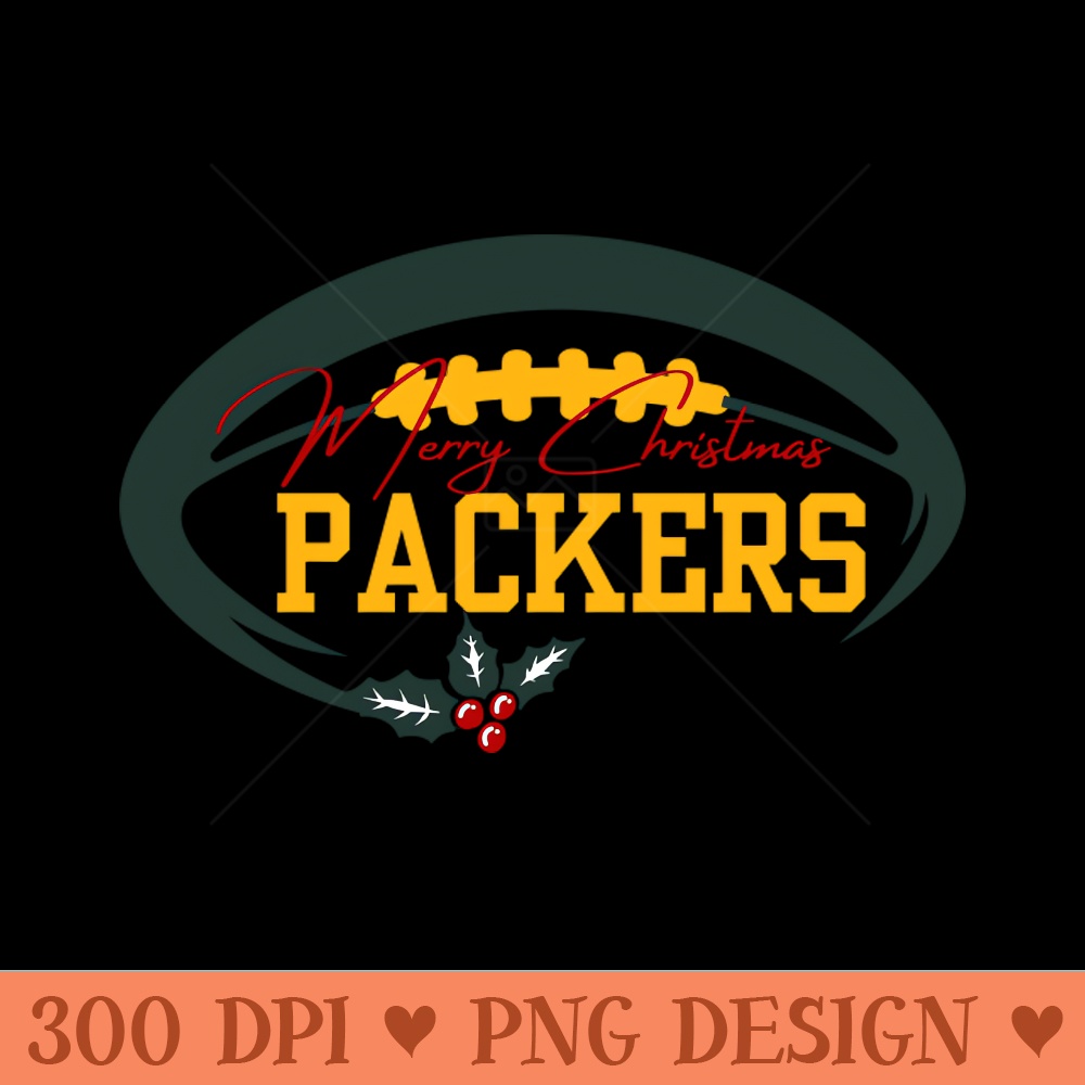 merry christmas packers - Sublimation PNG - Latest Updates