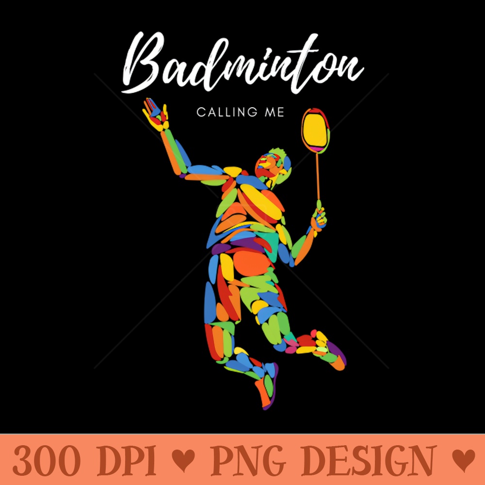 For him. When badminton is his whole world. - Download PNG Graphics - Professional Design