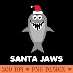 santa jaws - png download