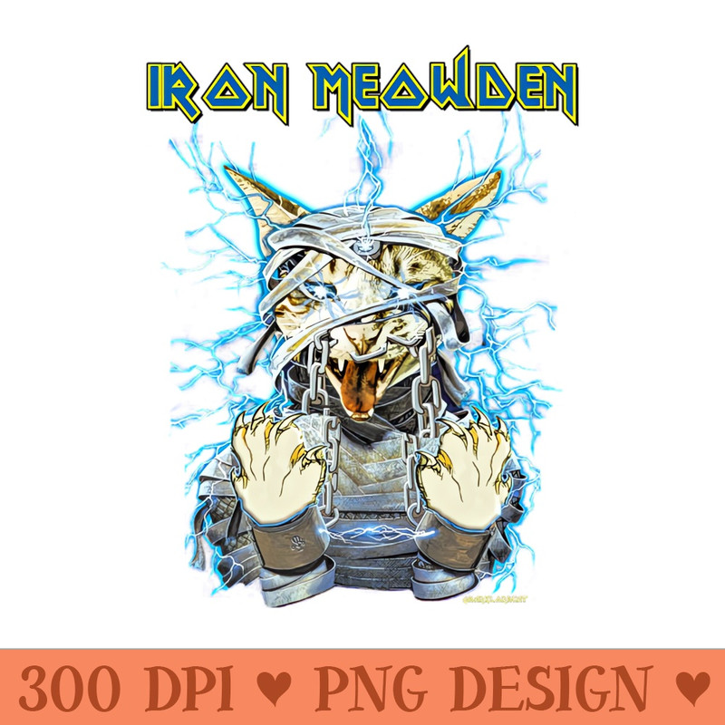 IRON MEOWDEN - PNG Graphics - Popularity