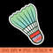 Shuttlecocks splash badminton vector, Badminton logo sticker design and Badminton Championship logo sticker design. - PNG Downloadable Resources - Unique