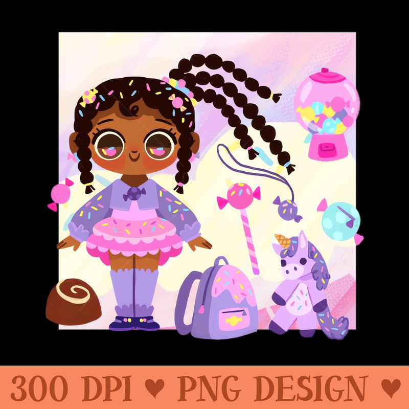 Sweet Dreams Candy - Digital PNG Download - Flexibility