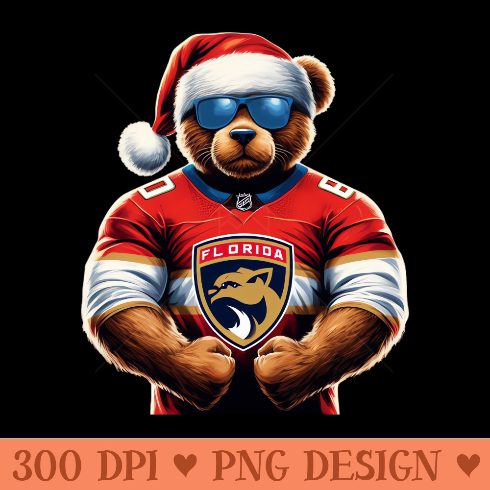 Florida Panthers Christmas - Digital PNG Graphics - Customer Support