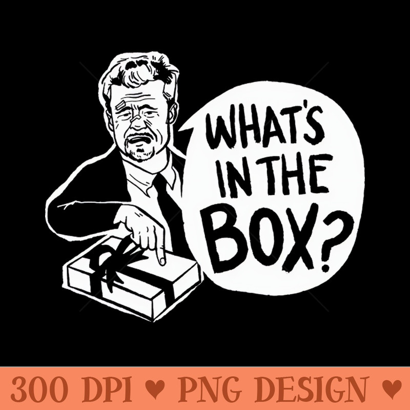 What's In The Box - Christmas and Seven Mashup - PNG Download Library - Unique