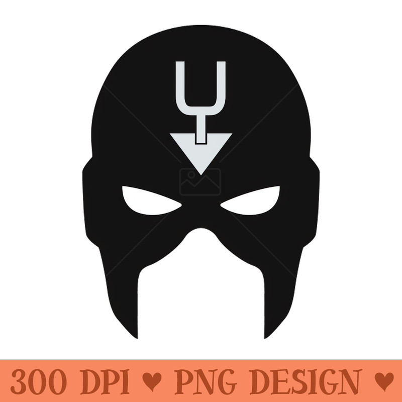 Black Bolt Mask - PNG Illustrations - Convenience
