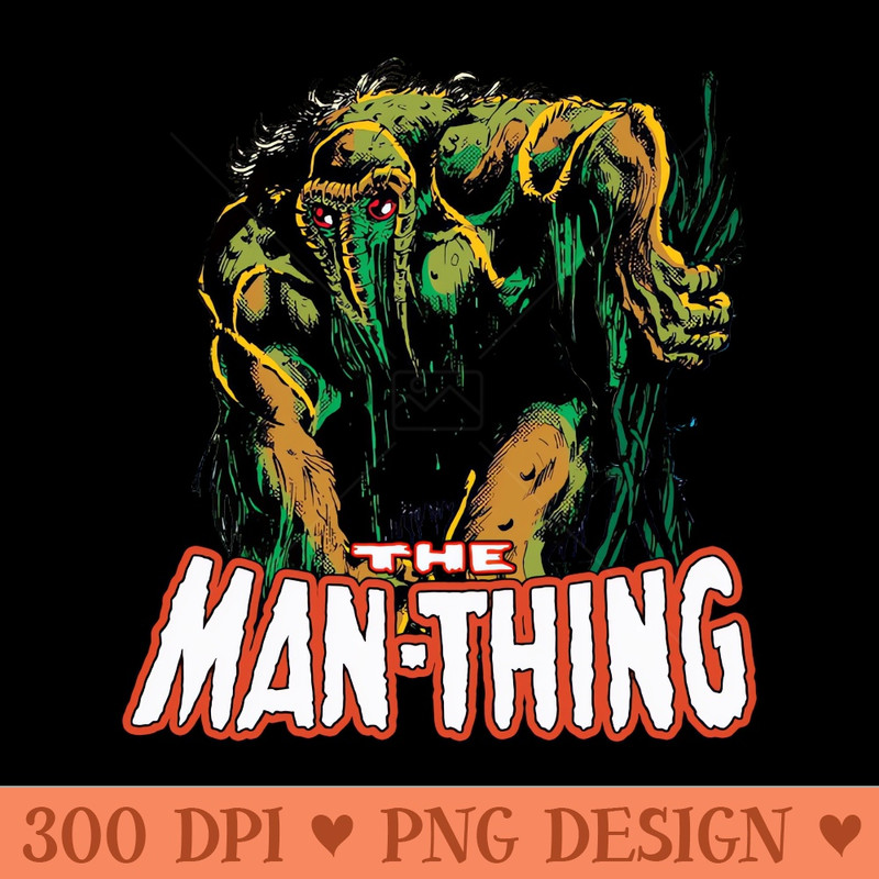 MAN-THING - Digital PNG Graphics - Unique