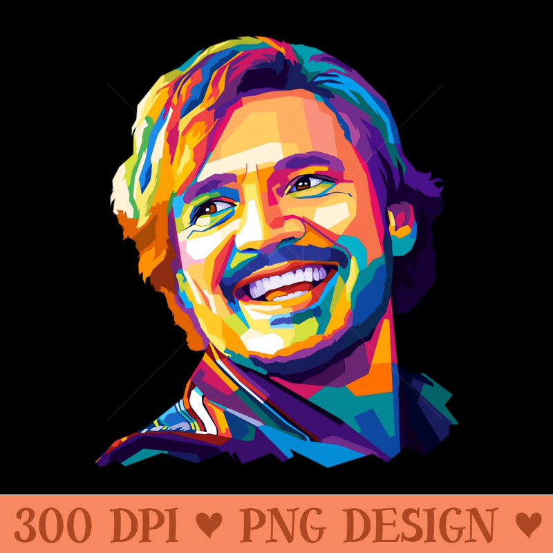 Pedro Pascal Wpap Pop Art - Sublimation PNG Designs - Good Value