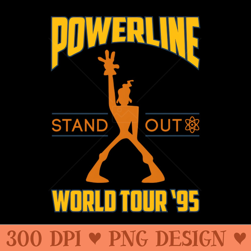 Powerline Concert Tee - High Quality PNG - Flexibility