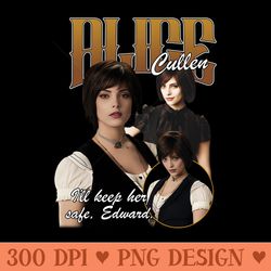 twilight alice cullen is saf - sublimation png