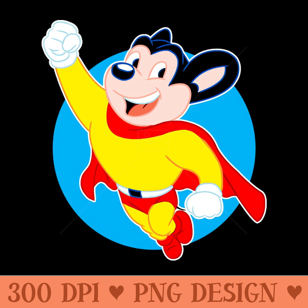 Mighty Mouse - PNG Downloadable Art - Good Value