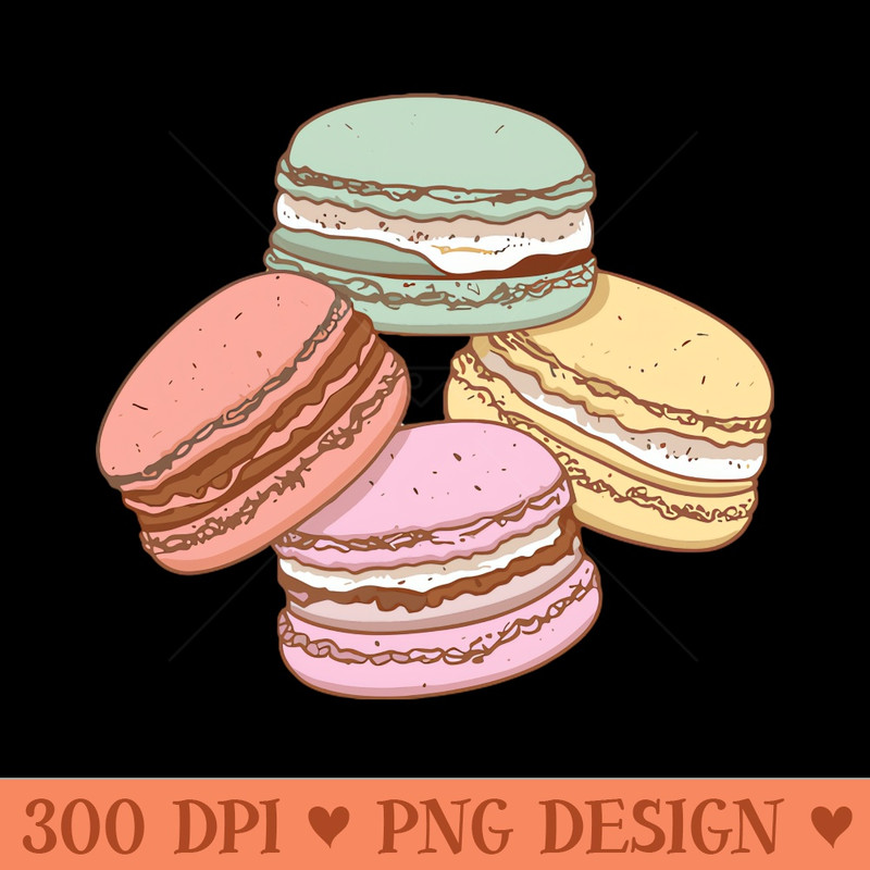 macarons - Sublimation PNG - Popularity
