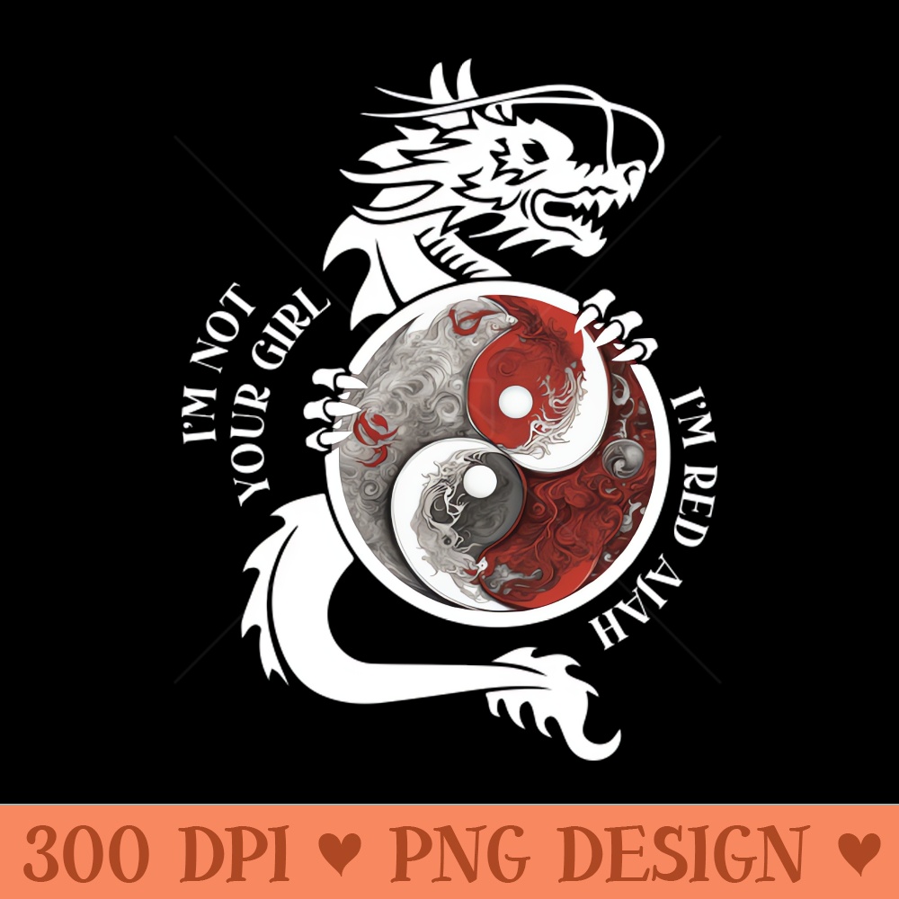 im not your girl, red ajah - PNG Graphics - Convenience