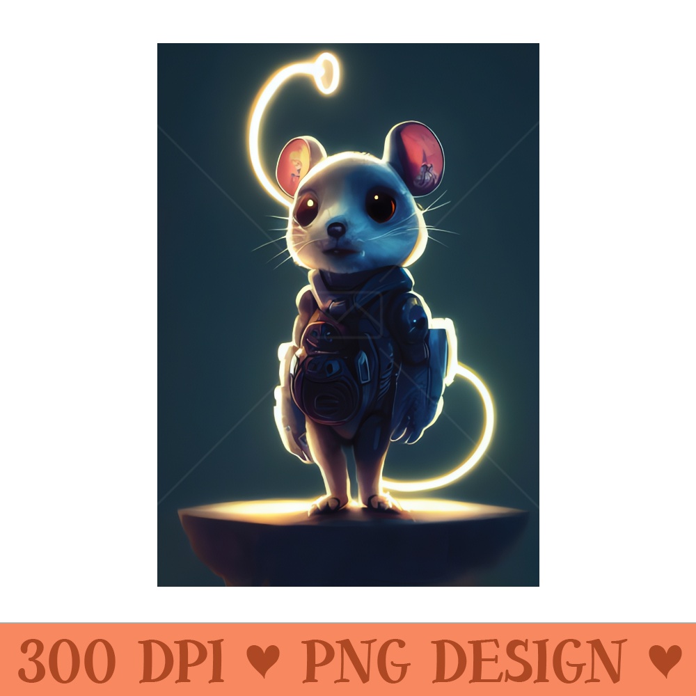 tough cyberpunk mice - Digital PNG Files - Flexibility