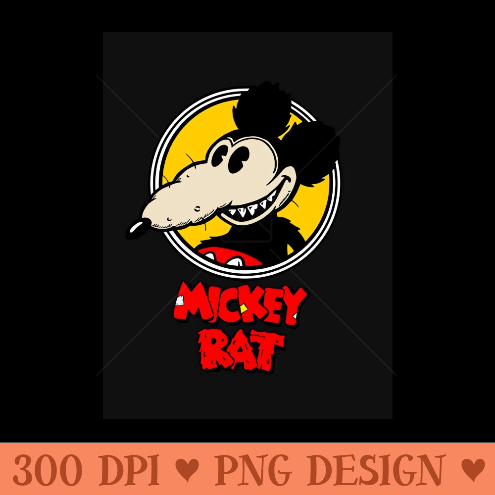 MICKEY RAT - PNG File Download - Good Value
