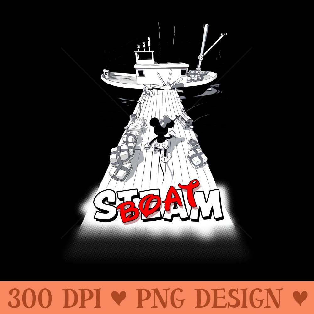 Steam Boat - PNG Artwork - Variety