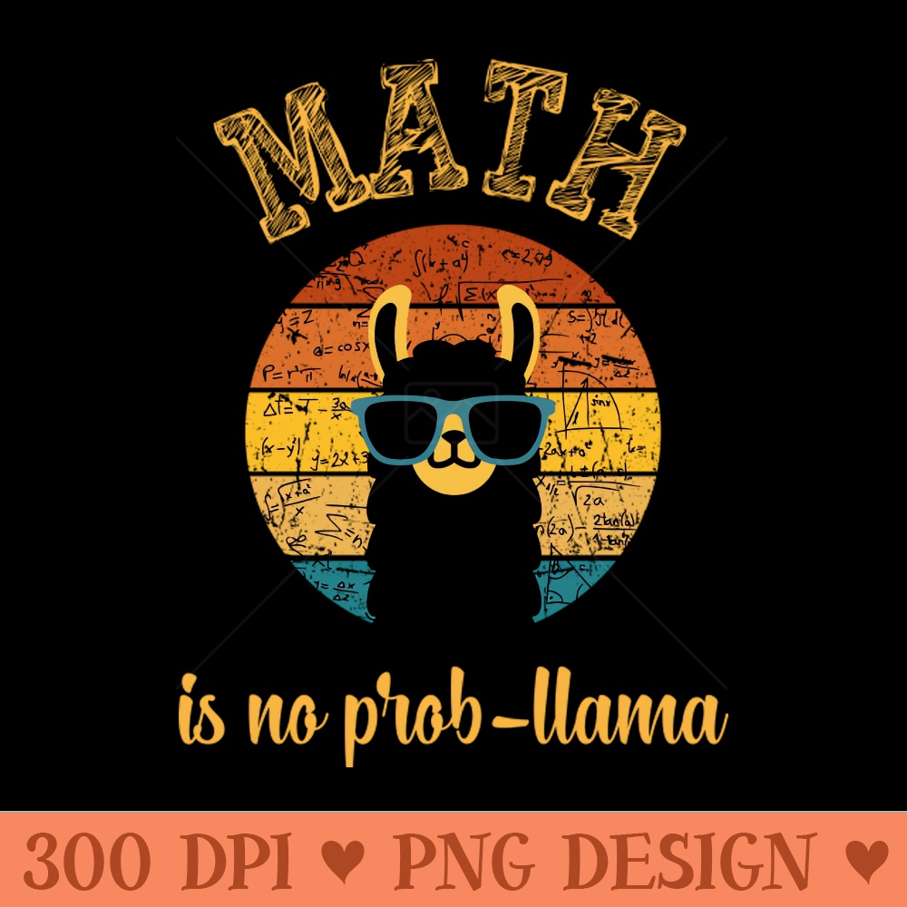 Math Teacher - PNG Artwork - Unique