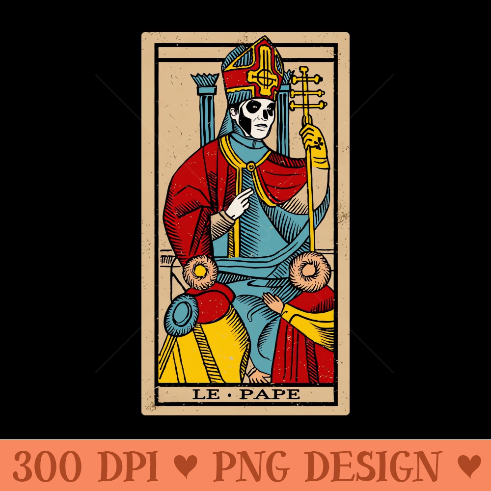 Le Pape Emeritus Tarot Card - Vector PNG Download - Professional Design