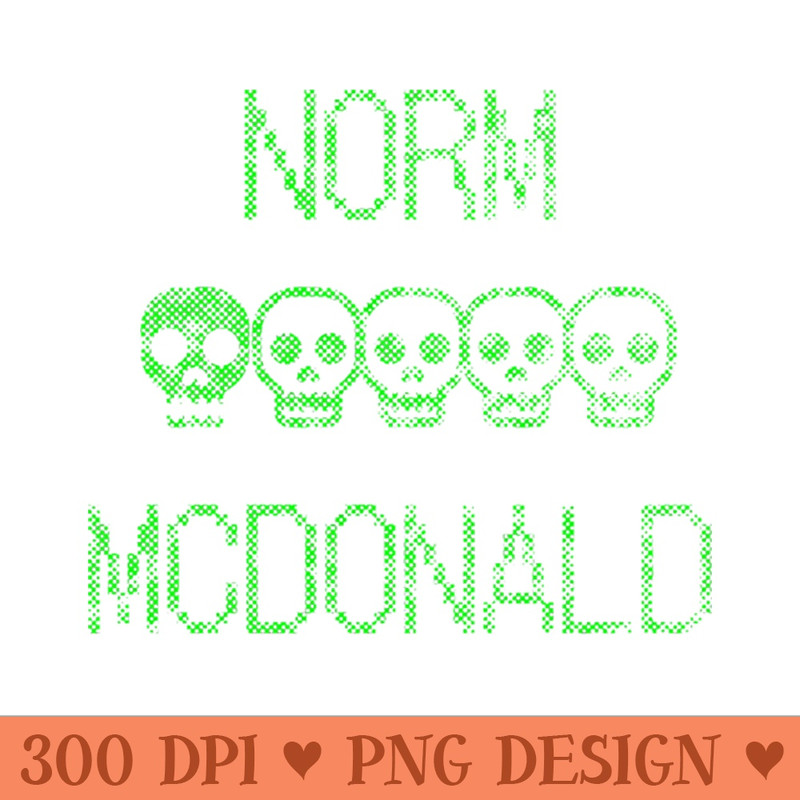Norm Game - PNG Downloadable Art - Unique