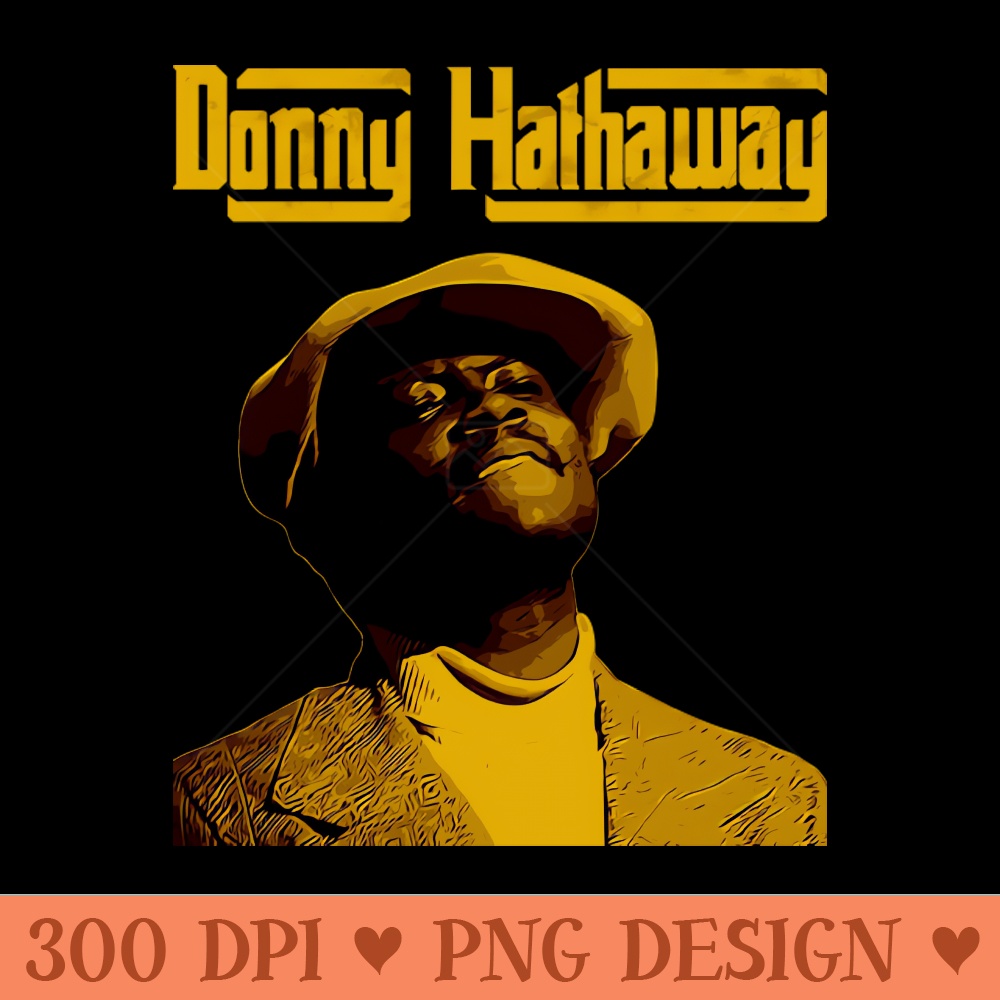 Donny Hathaway Retro - High-Quality PNG Download - Variety