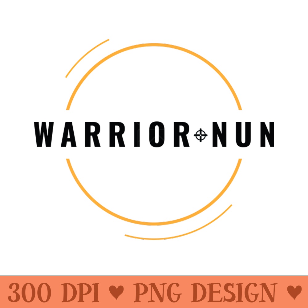 Warrior Nun Front Halo - blackgold - PNG Download Bundle - High Quality 300 DPI