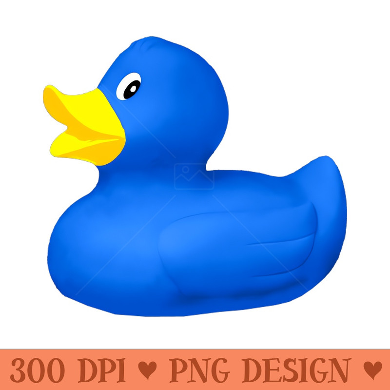 Blue duck - PNG Downloadable Art - Variety