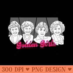 the golden girls squad - png design downloads