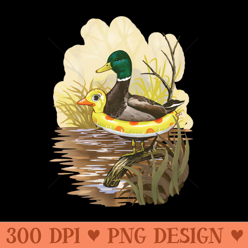 Duck in Training - PNG Downloadable Resources - Customer Support
