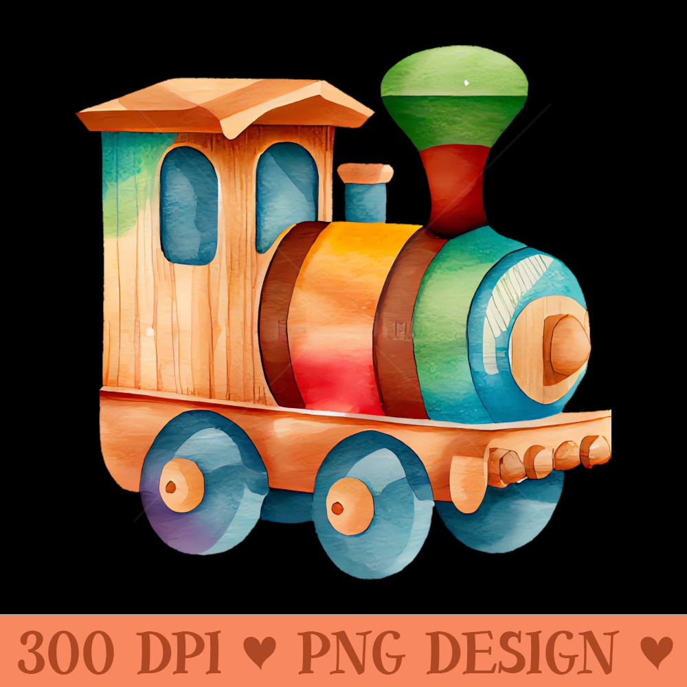 Watercolor Children Toy #6 - Download PNG Graphics - Popularity